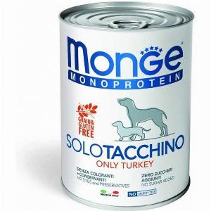 86  Rabatt auf MONGE Monoprotein Solo Truthahn 400 g  Jetzt sichern