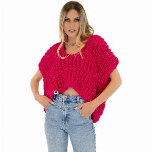 Merino Jumper  Color Fuchsia