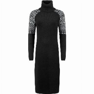 Get 20 Off Weird Fish Ezzie Fair Isle Roll Neck Dress in Black Size 18