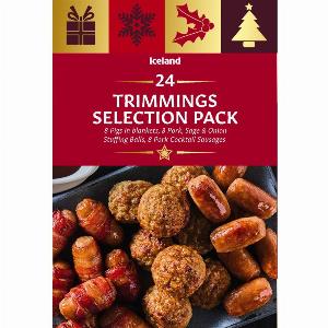 Enjoy 50% Discount on Icelands 24 Trimmings Selection Pack 444g