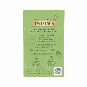 Twinings Green Tea  Pure Green Tea  4 x 20 Tea Bags  All Natural Flavours  Sugar Free Tea