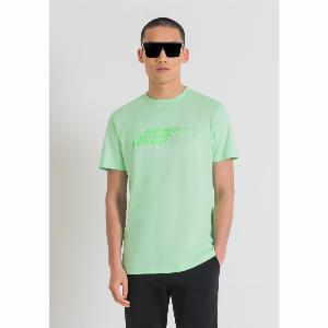 Tshirt in cotone regular fit con logo ora a 2760 con sconto 20