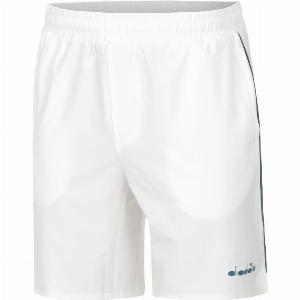 Diadora Core 9In Pantaloncini Uomini Bianco  M