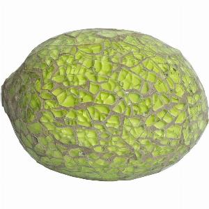 Hasselt Decorative Mosaic Glass Lemon In Green