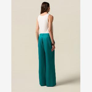 Oltre  Pantaloni palazzo misto lino Donna Ottanio Taglia 44