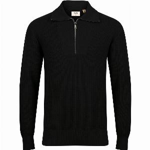 Lifton quarter zip knitted funnel