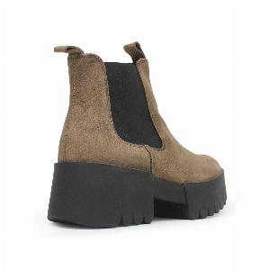 Fly London EXIA123FLY Oil Suede Womens Ankle Boots  Taupe  SizeUS 665 Women