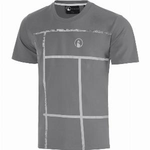 PadelPoint Sconto del 10% su tshirt ragazzi Quiet Please Crush Court grigia