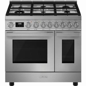 CPF92GMX 90cm Stainless Steel Portofino Dual Fuel Range Cooker
