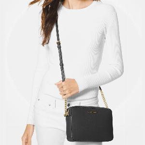 MICHAEL Michael Kors Jet Set East West Cross Body Leather Bag