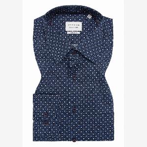 25 Rabatt auf MODERN FIT Hemd in Dunkelblau mit stylischem Druck