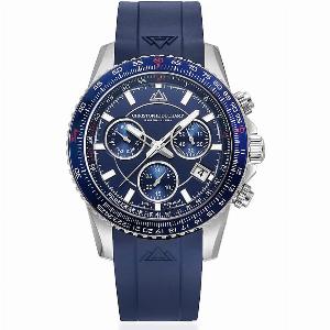 Mens Christophe Duchamp Velocitie V2 Blue Chronograph Swiss Watch