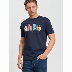 Tour Tickets Tee Dark Navy