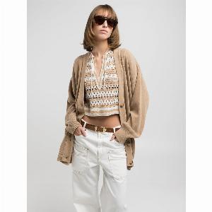 Cardigan Oversize En Coton