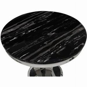 Enjoy 41 Off Riccardo 130cm Black Marble Round Dining Table for Four