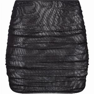 Maui Mesh Mini Skirt Black