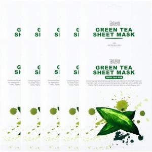 tenzero  Green Tea Sheet Mask  1 Set 10pc