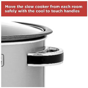 Black Decker BXSC16045GB 6 5L Digital Sear Stew Slow Cooker Stainless