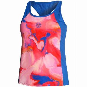 BIDI BADU Jua Tech Débardeur Tank Top Femmes  Bleu  Multicouleur