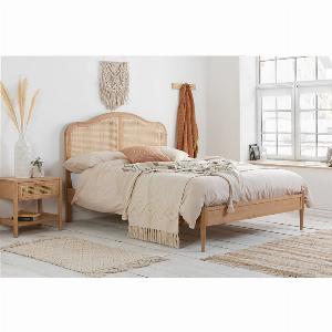 Enjoy a 26 Discount on the Birlea Leonie Rattan Oak Double Bed