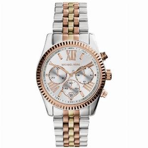 Michael Kors MK5735 Lexington TriTone Womens Watch Now 99 Save 23