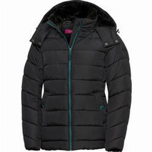 Belmina Damen Steppjacke mit Fellkapuze Jetzt 37 günstiger