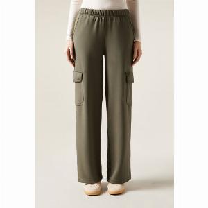 Pantalon cargo Luxlounge Femme Vert Taille L maintenant 1995