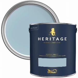 Dulux Heritage Velvet Matt Paint 1L Light Teal High Quality Matt Emulsion Paint