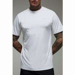 Tshirt Tall Man Active Regular Fit per alta performance Bianco