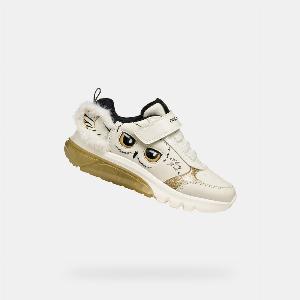 Sconto del 17% su GEOX Ciberdron Junior in colorazione ivoryplatinum 8058192412455