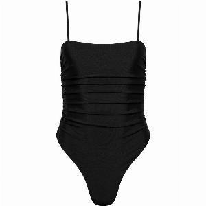 Enjoy a 15 discount on the Seychelles black ruched onepiece swimsuit today