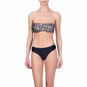Effek Costume Slip Arricciato Nero Donna M