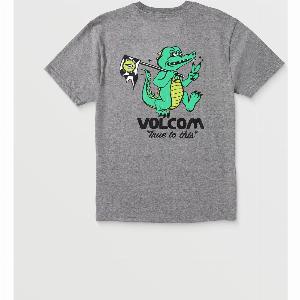 Volcom Tshirt Gatornation  Grey Heather  Enfant