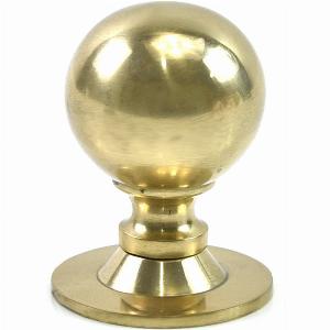 Shiny Brass Sphere Cabinet Handle