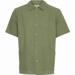 Solid Denmark Allan Pocket Shirt  Khaki  SDALLANKHK ALLAN