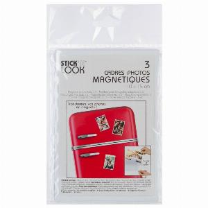 Profitez de 42  de réduction sur un lot de 3 cadres photos magnétiques