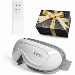 VEVOR Eye Massager with Heat  Remote Eye Care Device 5 Modes Bluetooth Music