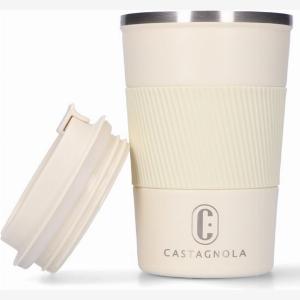19 Rabatt auf Castagnola Thermosbecher  380 ML  Edelstahl Offwhite