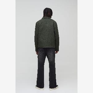 Herren Lockere Schlagjeans  Charcoal  Größe 30R  boohooMAN
