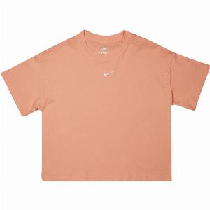 Nike Essentials Boyfriend Boxy Enfant  TShirts Rose  Taille 147  158 CM  Jersey de coton