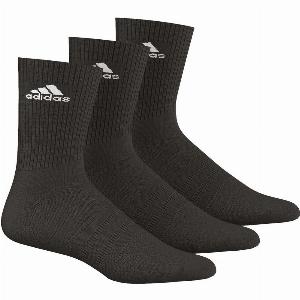 Adidas Performance Crew Hc Chaussettes De Sport Pack 3 Noir