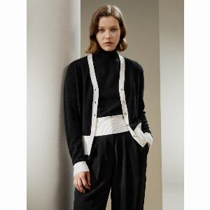 LILYSILK Cardigan In Cashmere Nero Caldo Morbido E Delicato Sulla Pelle 100 Cachemire Progettato Per LAutunno Adatto A Tutte Le Stagioni S