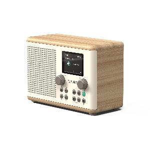 Enjoy 23 Discount on the Classic H4 Digital Radio in Cotton WhiteOak