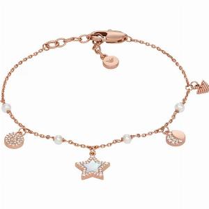 Emporio Armani Rose GoldTone Brass Station Bracelet EGS3107221