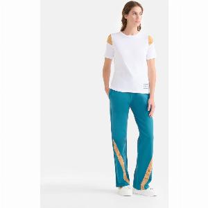 Tshirt in jersey di cotone stretch con logo Destination Gesso