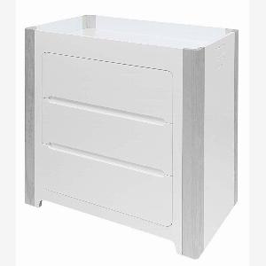 Cocoon Change Area Dresser White  Grey