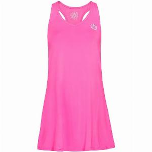 BIDI BADU Amaka Tech Robe Filles  Pink  Blanc