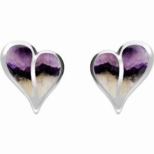 Enjoy 32 Discount on Sterling Silver Split Heart Stud Earrings
