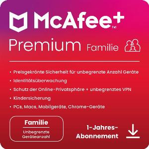 McAfee Protection Premium pour la Sécurité Familiale