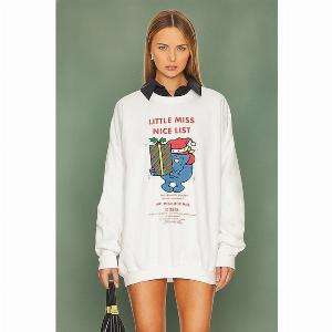 The Laundry Room Little Miss Nice List Christmas Jumper Size S Colour White